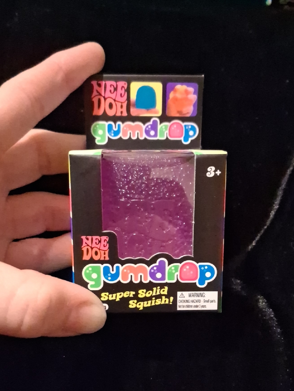 Nee Doh Gumdrop Super Solid Squish - Purple